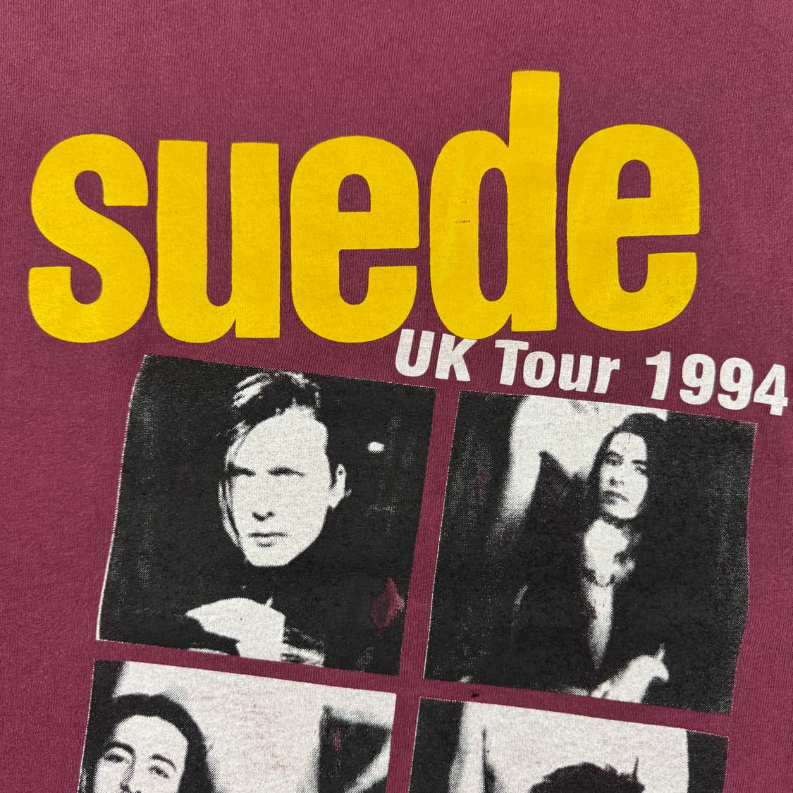 빈티지 90s Suede UK Tour 스웨이드 투어 롱슬리브 티셔츠 상품이미지6