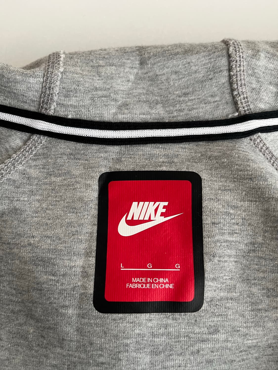 L) 나이키 우먼 테크 플리스 후드 집업 그레이 상품이미지4