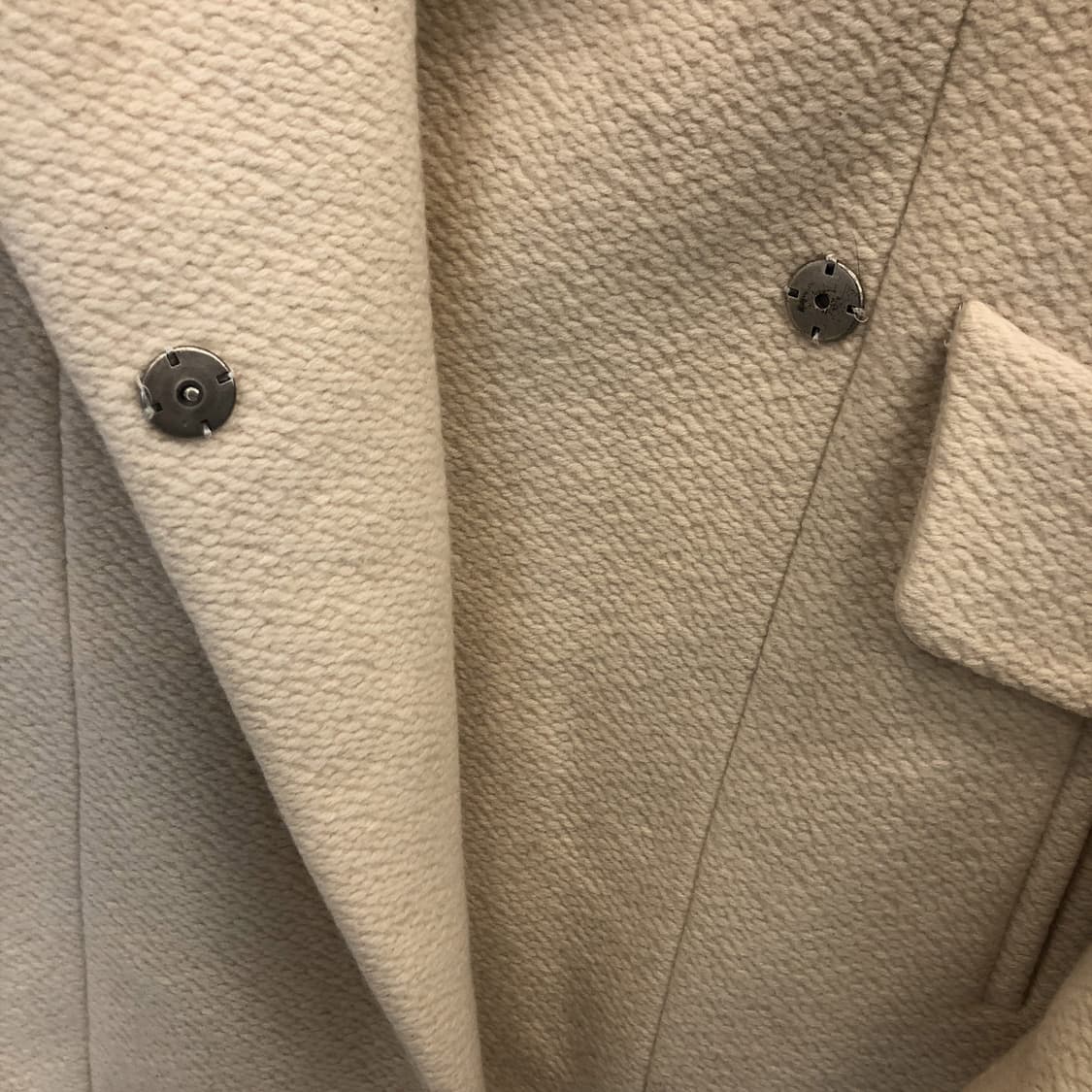 시스템 한섬 앙고라 양모 크림코트 82-94-160  상품이미지4