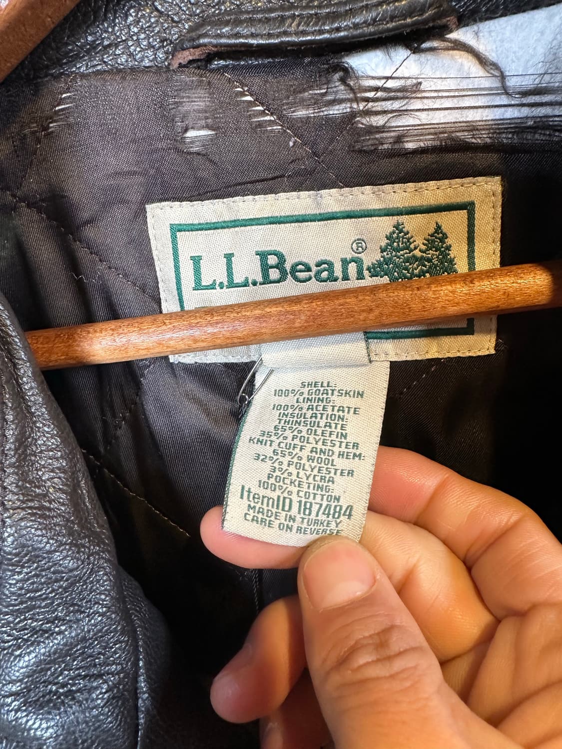 엘엘빈 헤비 리얼 염소가죽 A-2 플라이트 자켓 상품이미지10