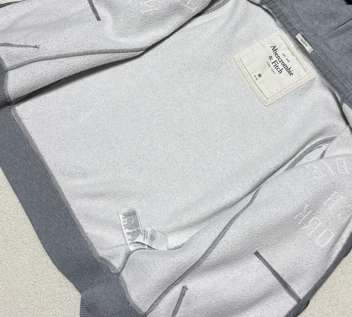 아베크롬비 그레이 기모 후드집업  상품이미지6