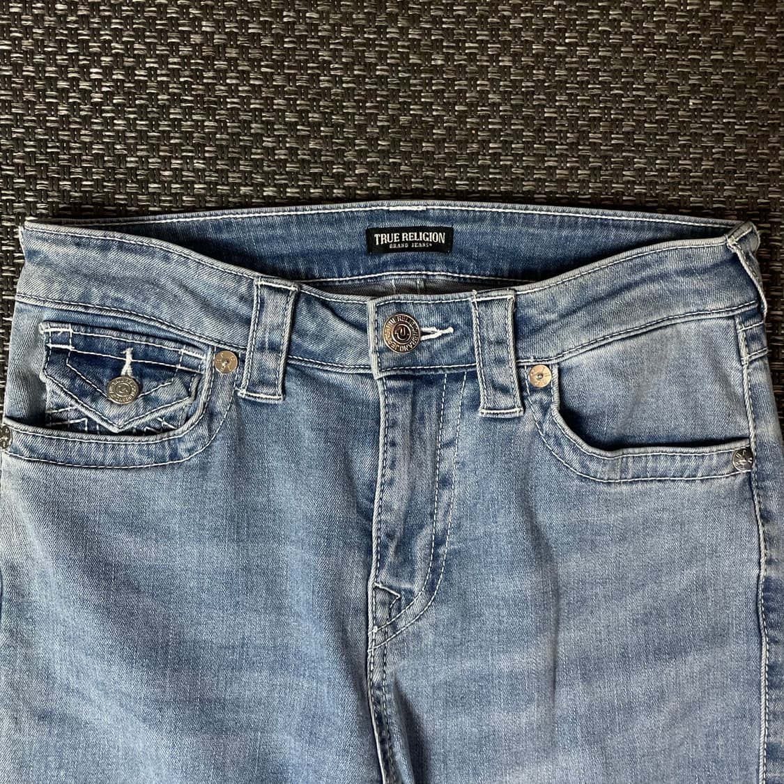 (27) 트루릴리젼 중청 데님 팬 상품이미지3