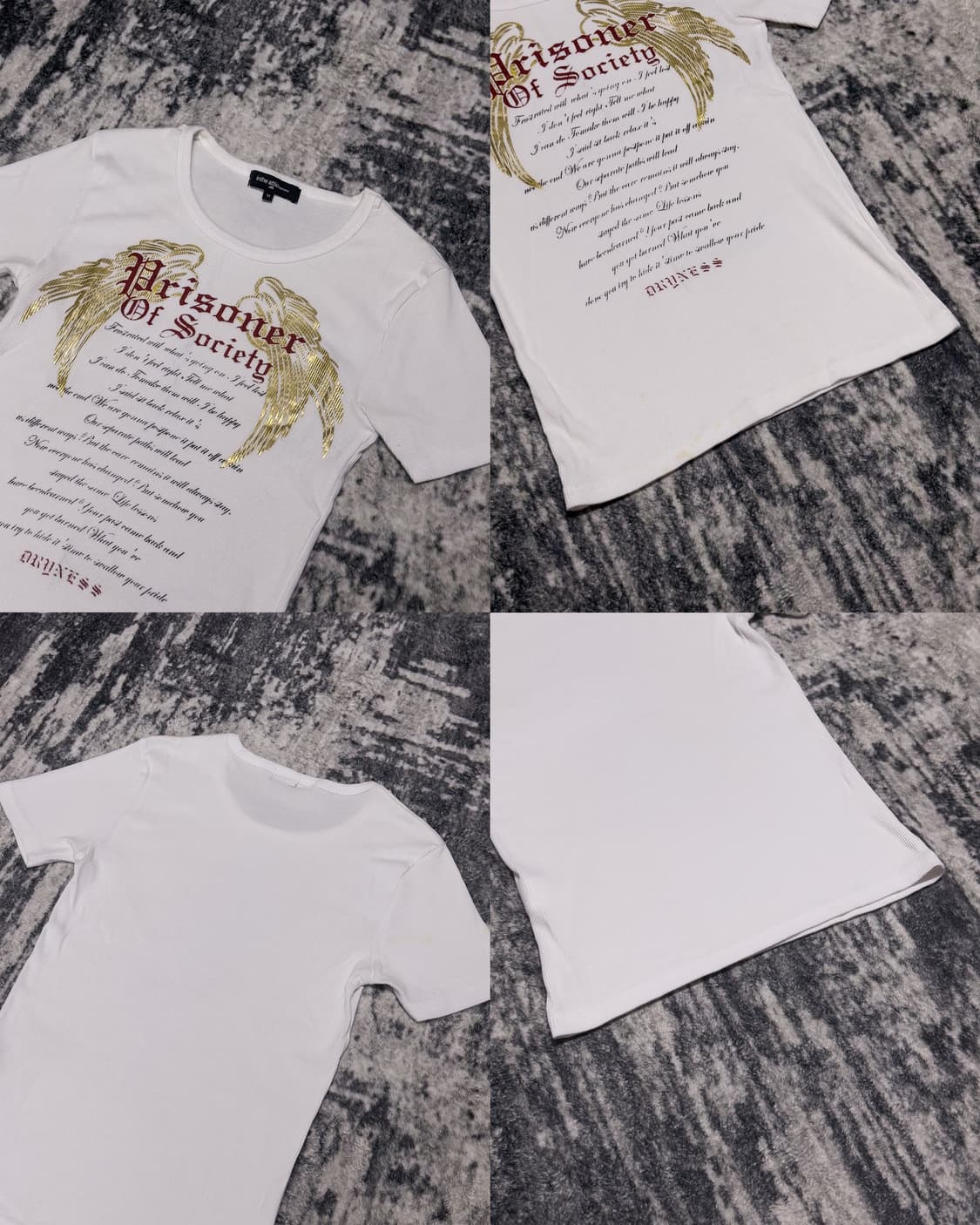 {In The Attic} Wing Graphic Ribbed Tee   상품이미지5