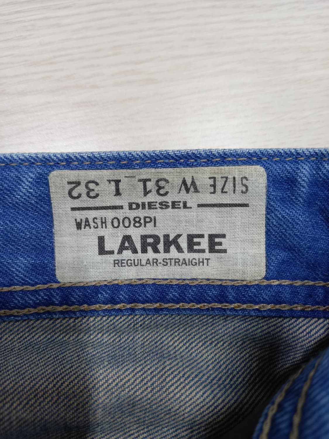 31 DIESEL Larkee 약골반 워싱 일자진 31-491 상품이미지8