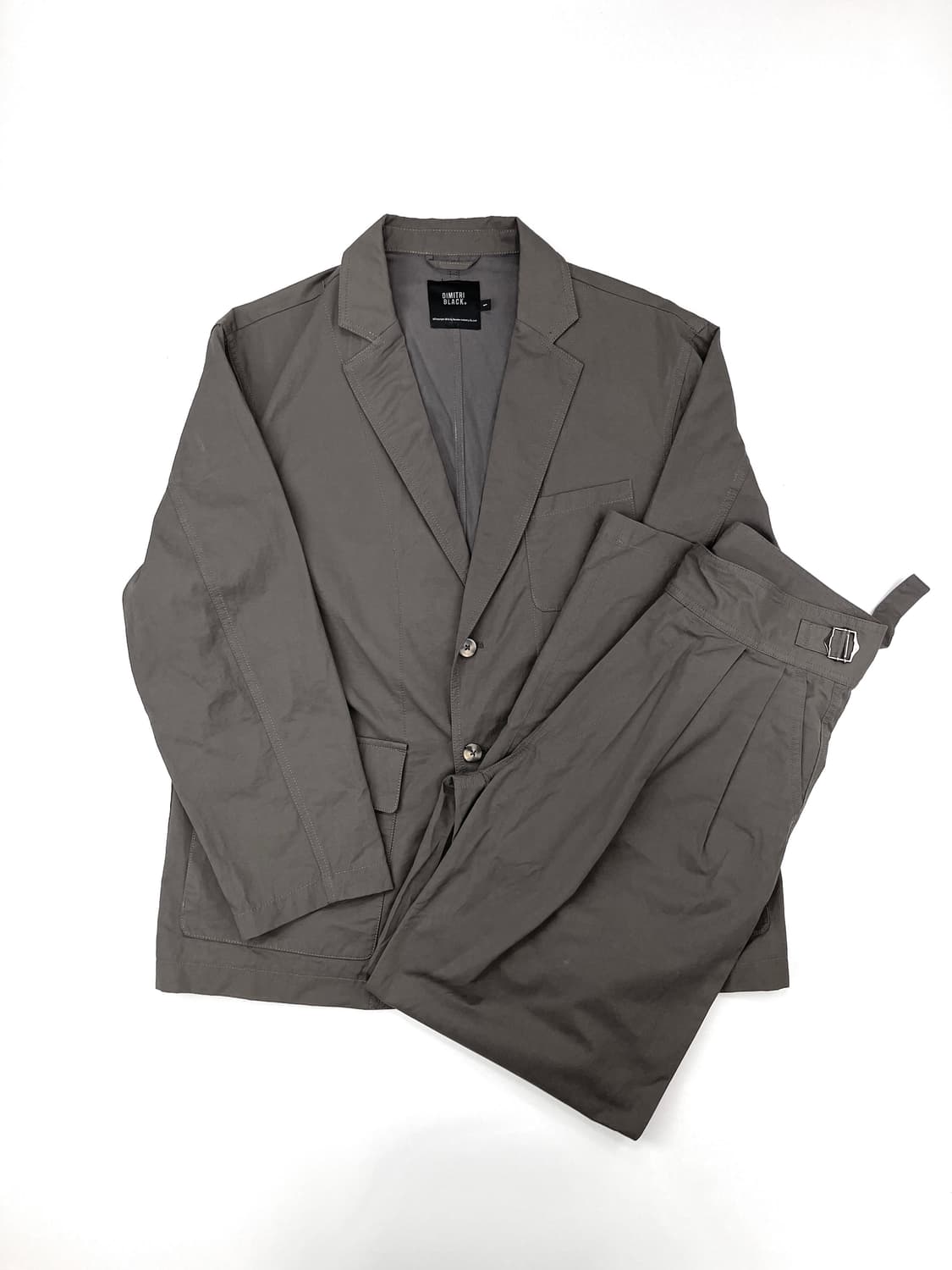 디미트리블랙 사이드픽스 슈팅 수트 셋업_그레이 상품이미지1