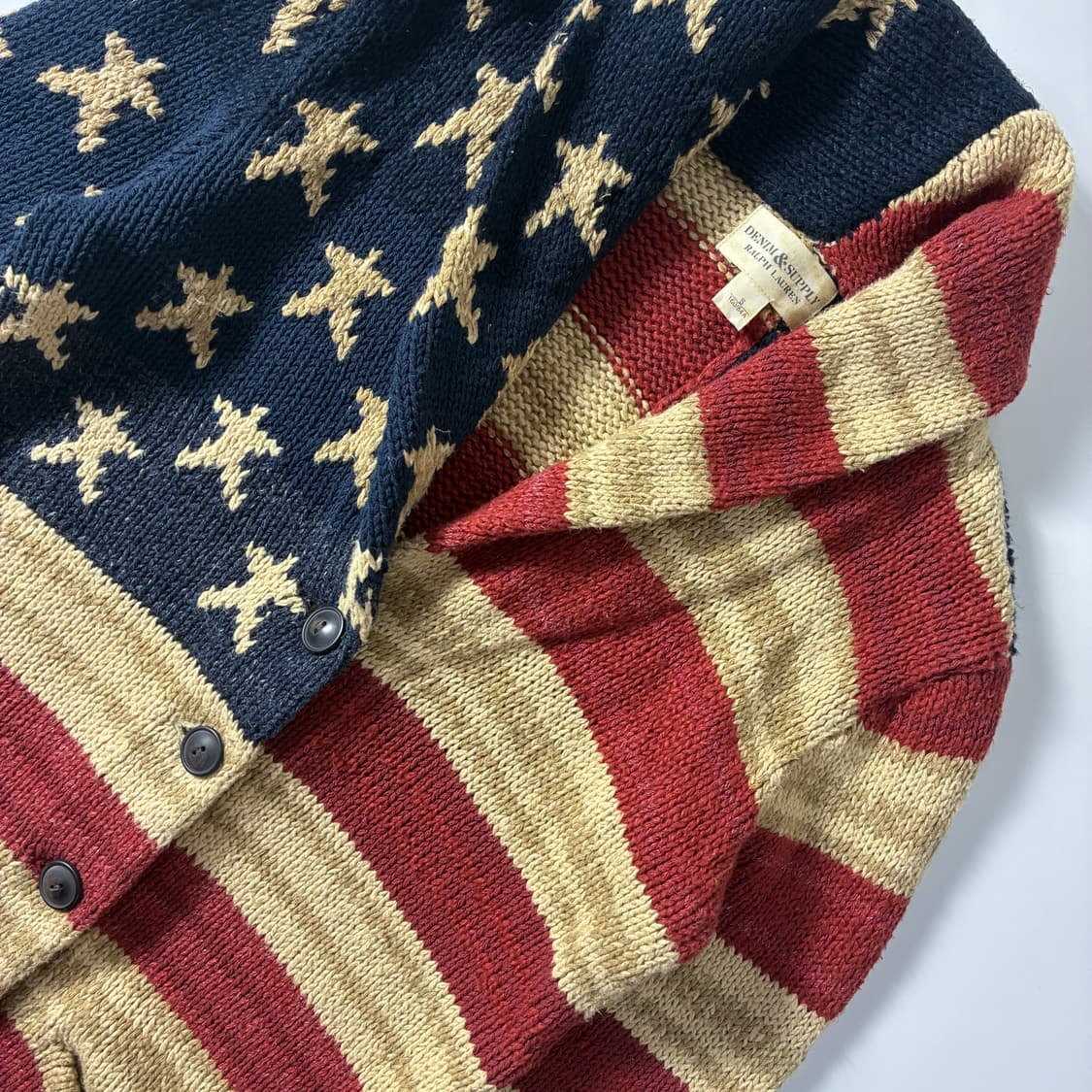 Denim&supply 데님앤 서플라이 성조기 스웨터 가디건 상품이미지3