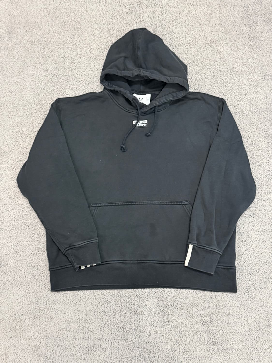 (XL) 아디다스 오리지날 후드 티 블랙 상품이미지1