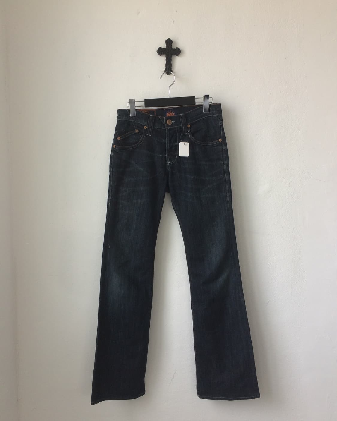 Back pocket point denim pants 상품이미지4