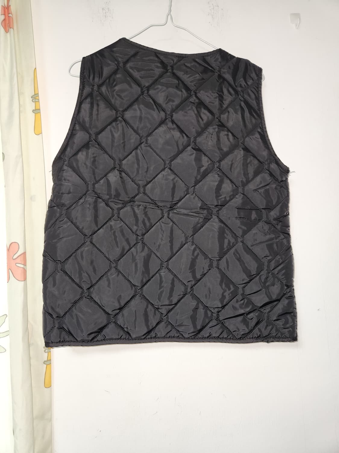 다이아 퀼팅 패딩 조끼 블랙 F(95) 상품이미지2