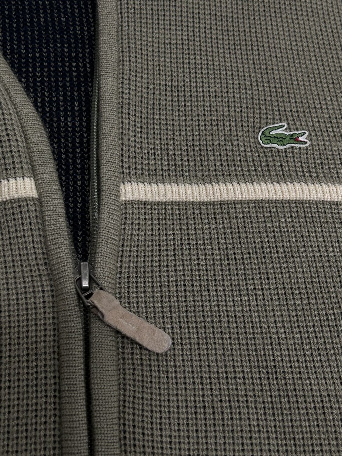 라코스테 울 니트 집업 가디건 남성 100-105사이즈 상품이미지6