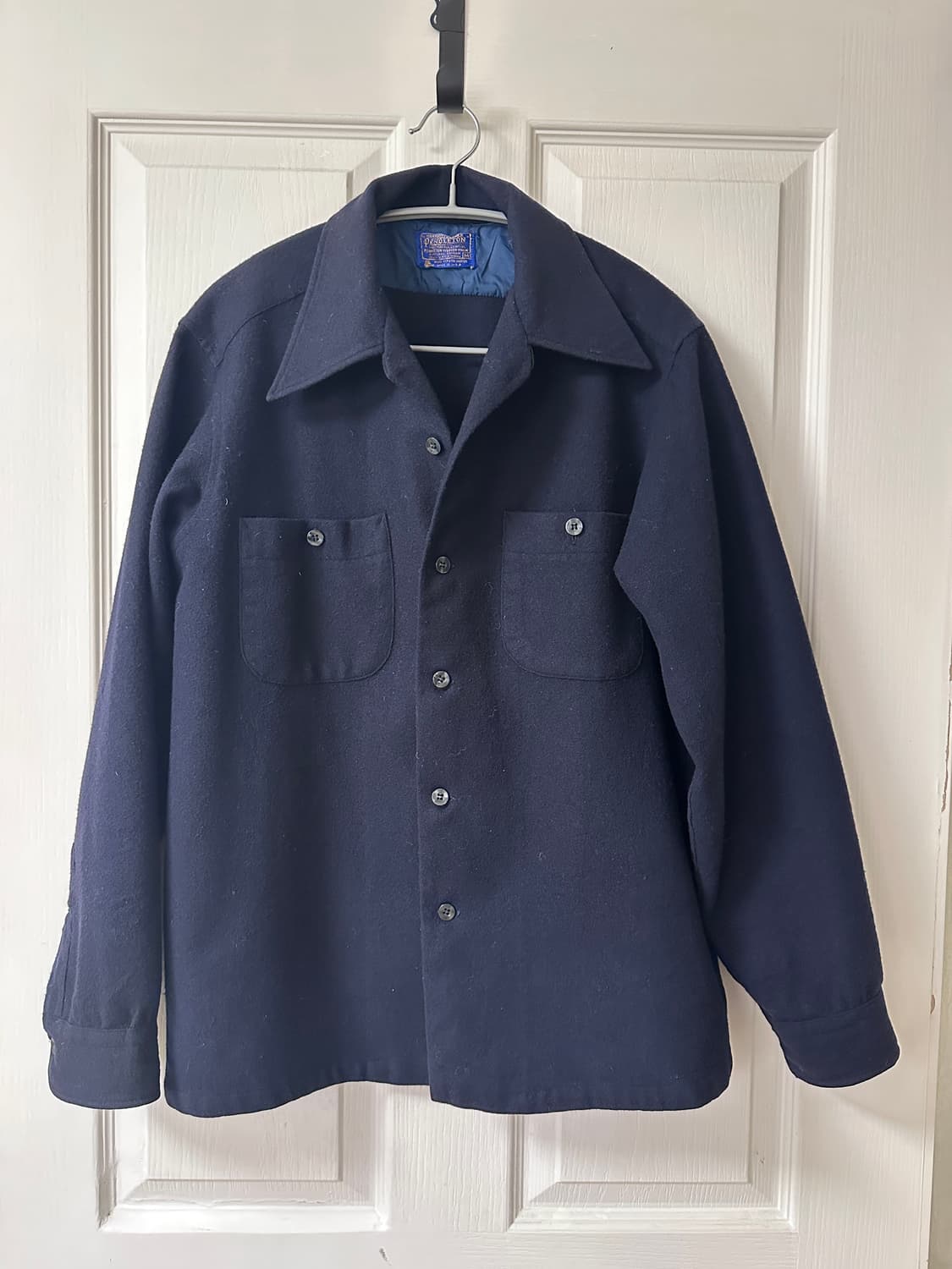 펜들턴 남방 셔츠 네이비 여자 S-M 상품이미지1