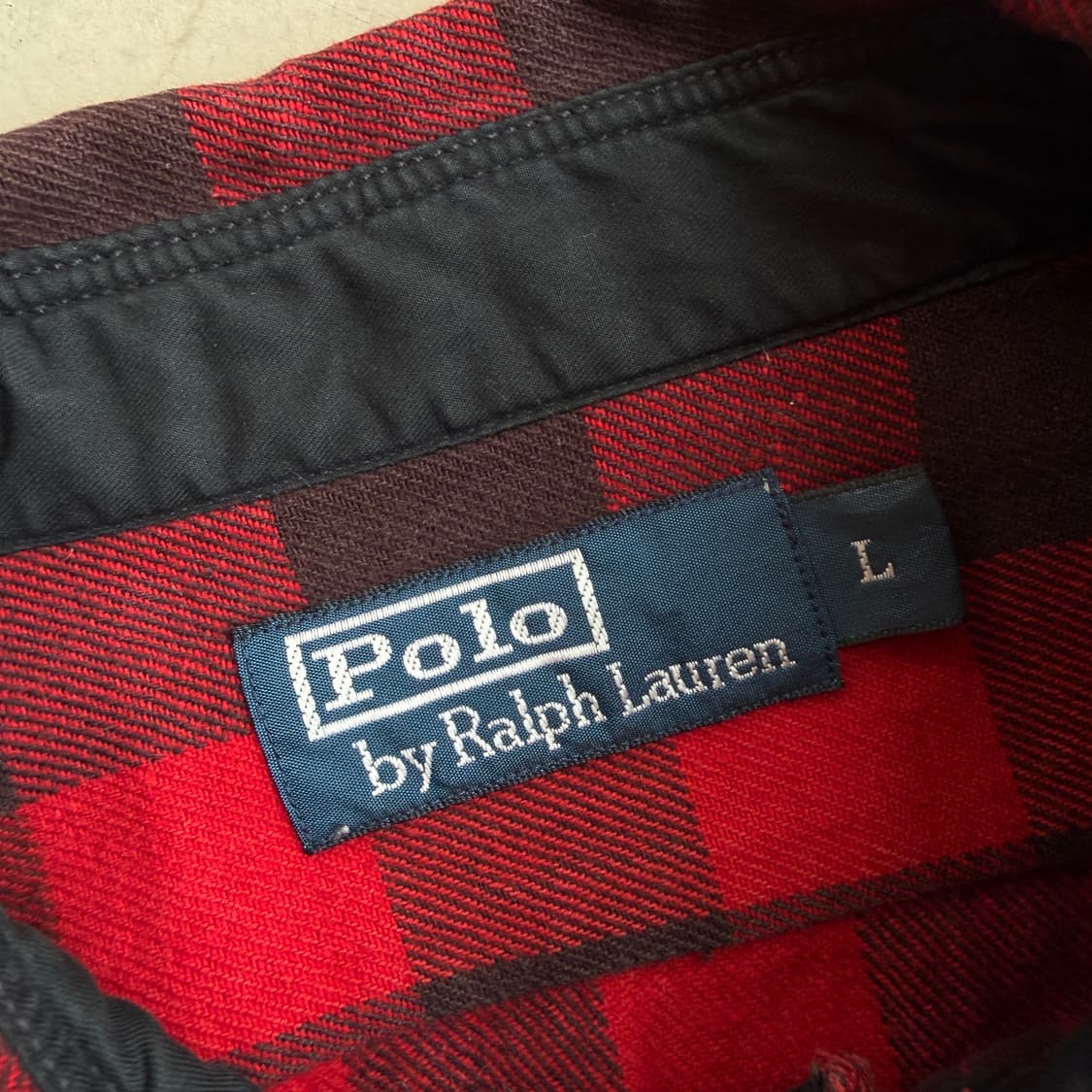 90s 폴로 랄프로렌 체크 셔츠 상품이미지5