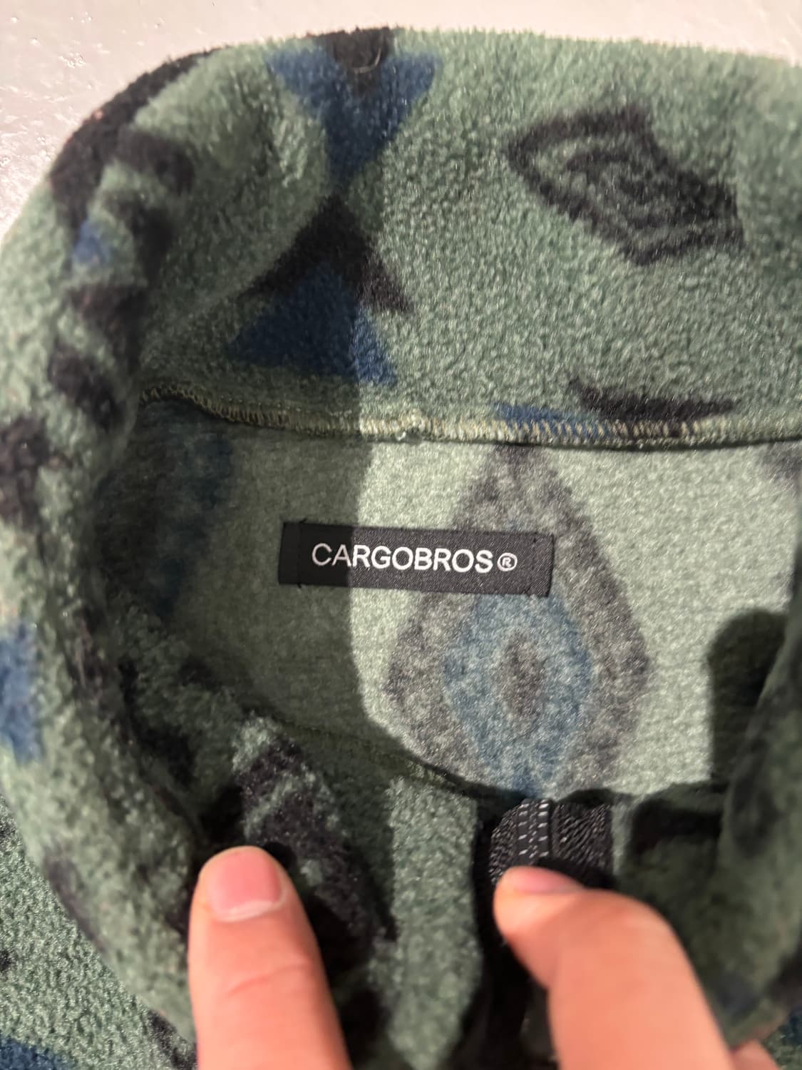 카고브로스 패턴 플리스 집업 상품이미지8