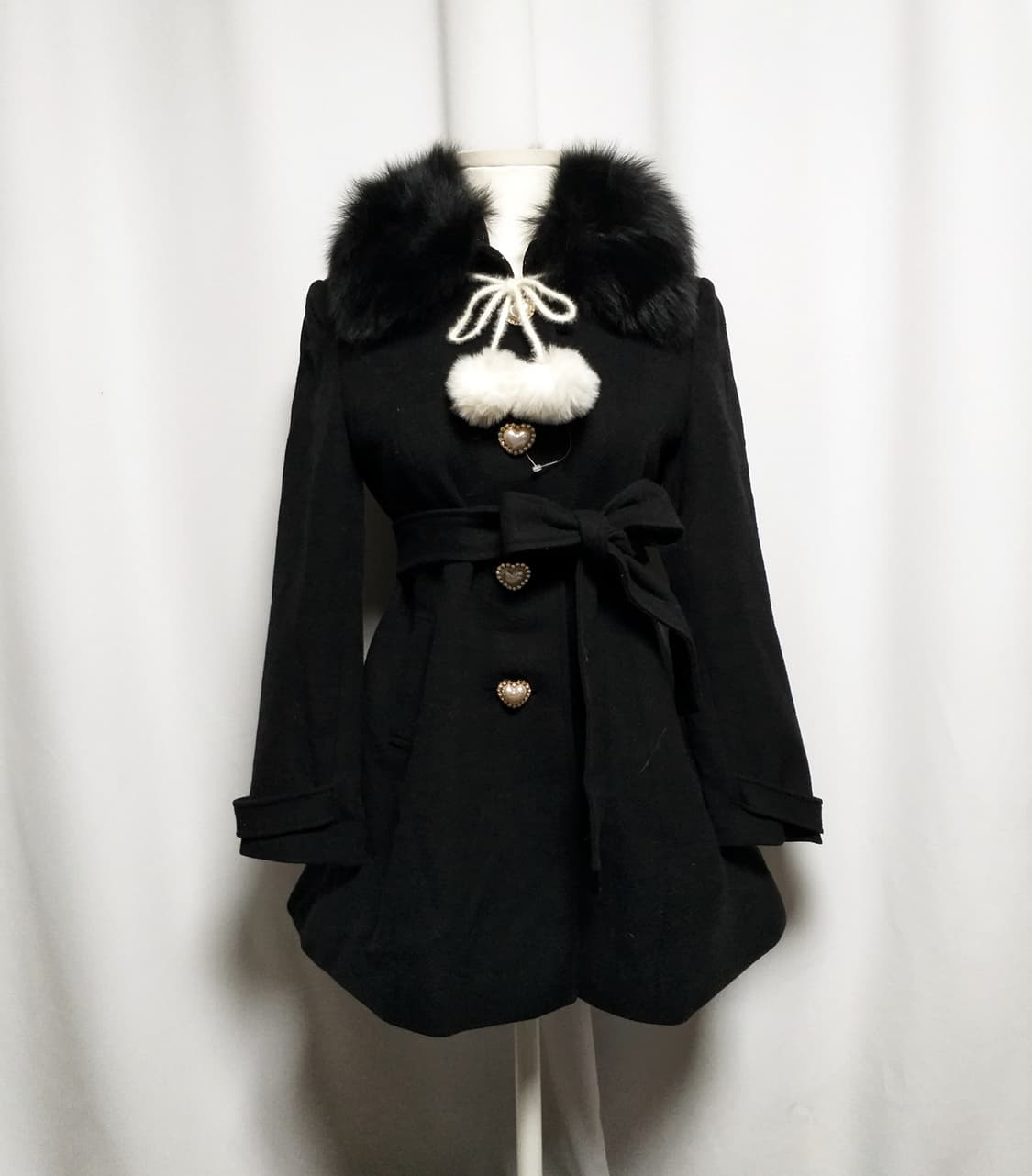 양산형지뢰계 코트 달천대장 y2k 공겜여주 히메로맨틱갸루 세실맥비 핀터깔 상품이미지1