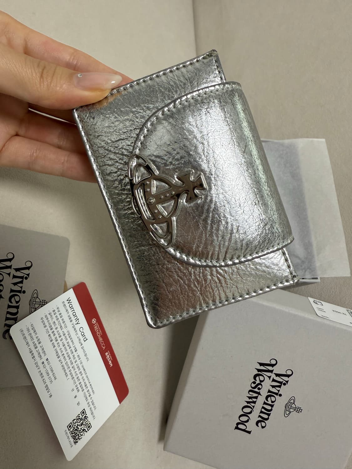 비비안웨스트우드 실버 지갑 상품이미지2