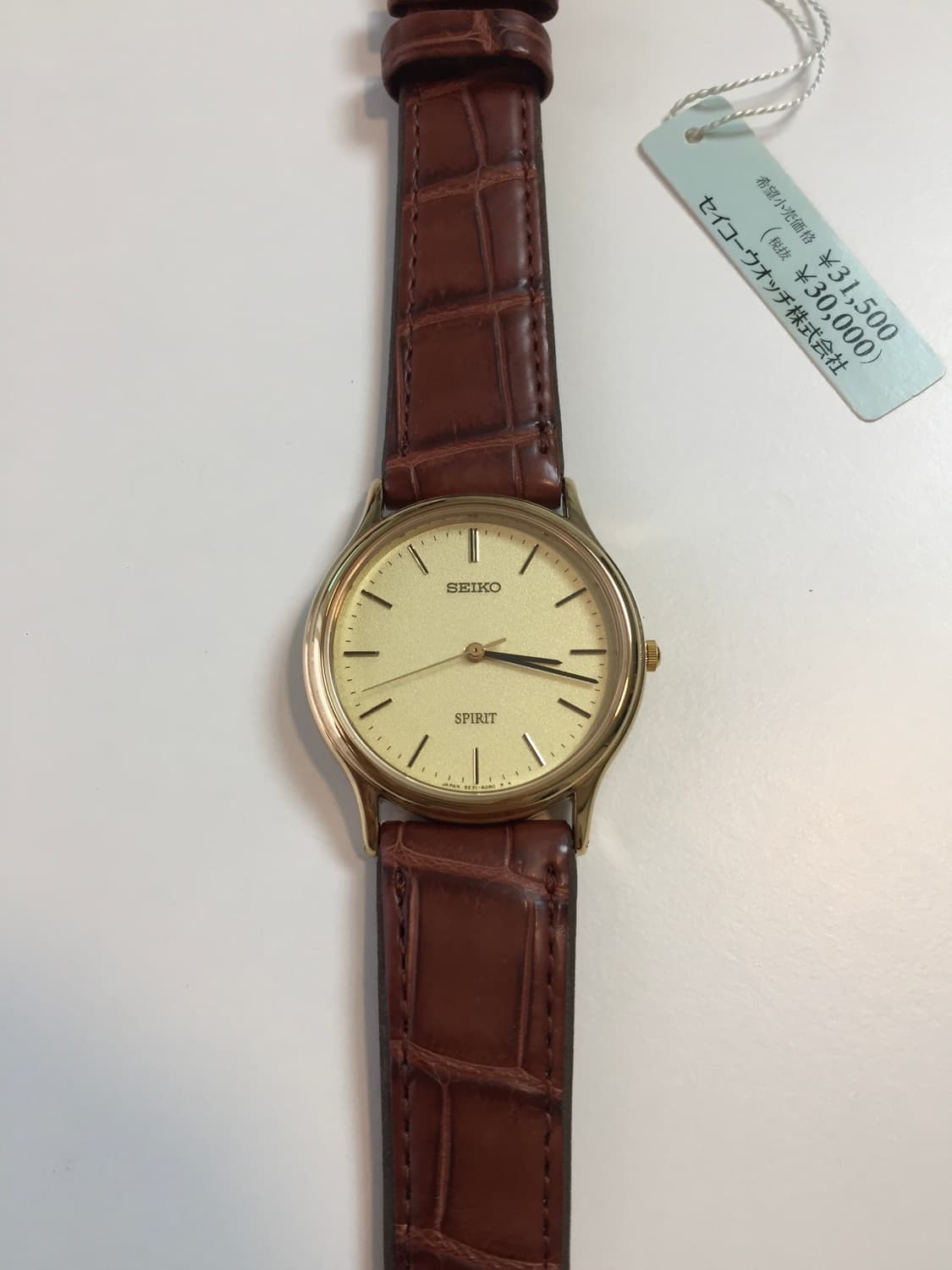 새상품 90s seiko spirit quartz gold 상품이미지7