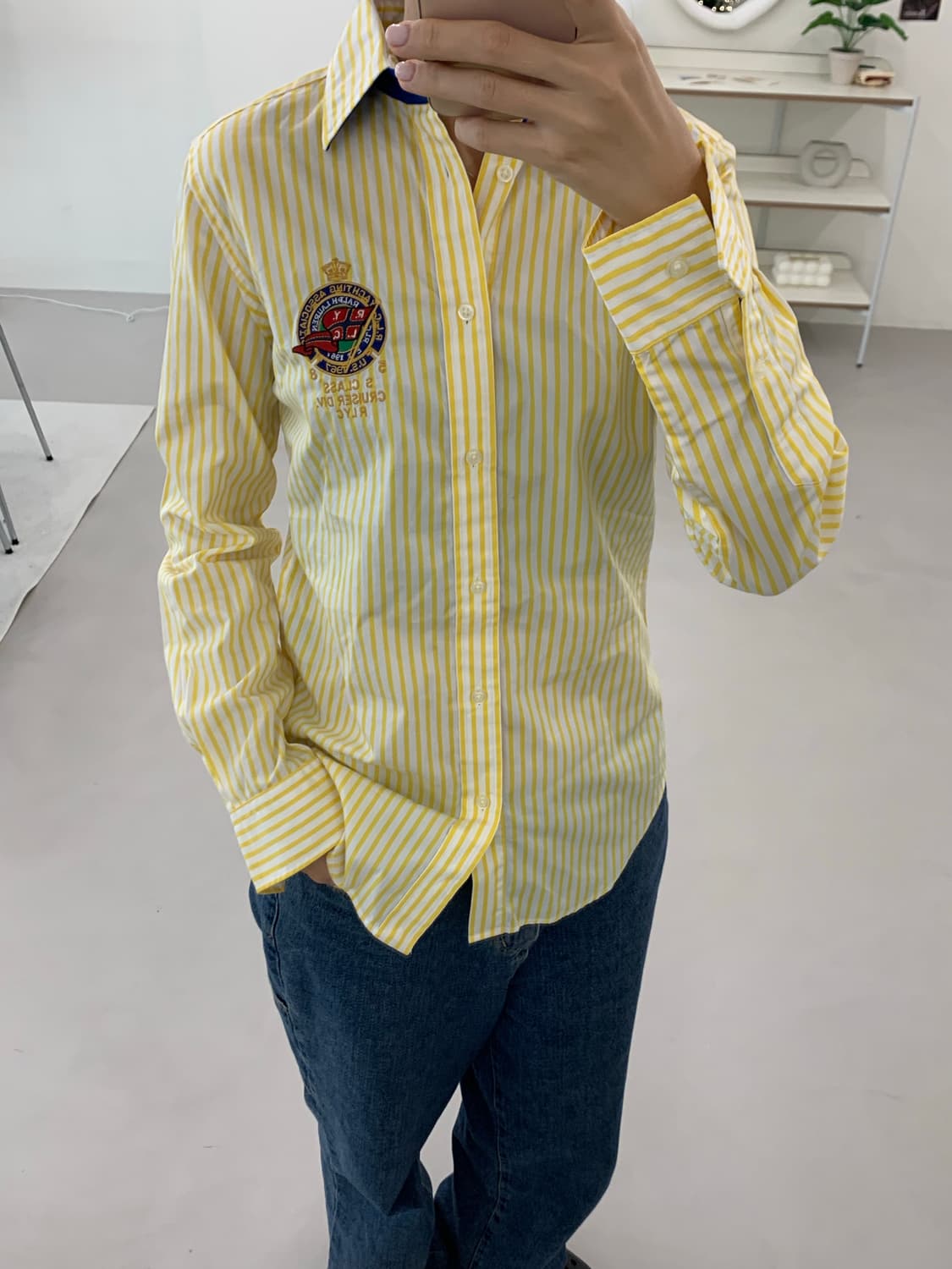 폴로 랄프로렌 여성 요팅 자수 셔츠 6 상품이미지7