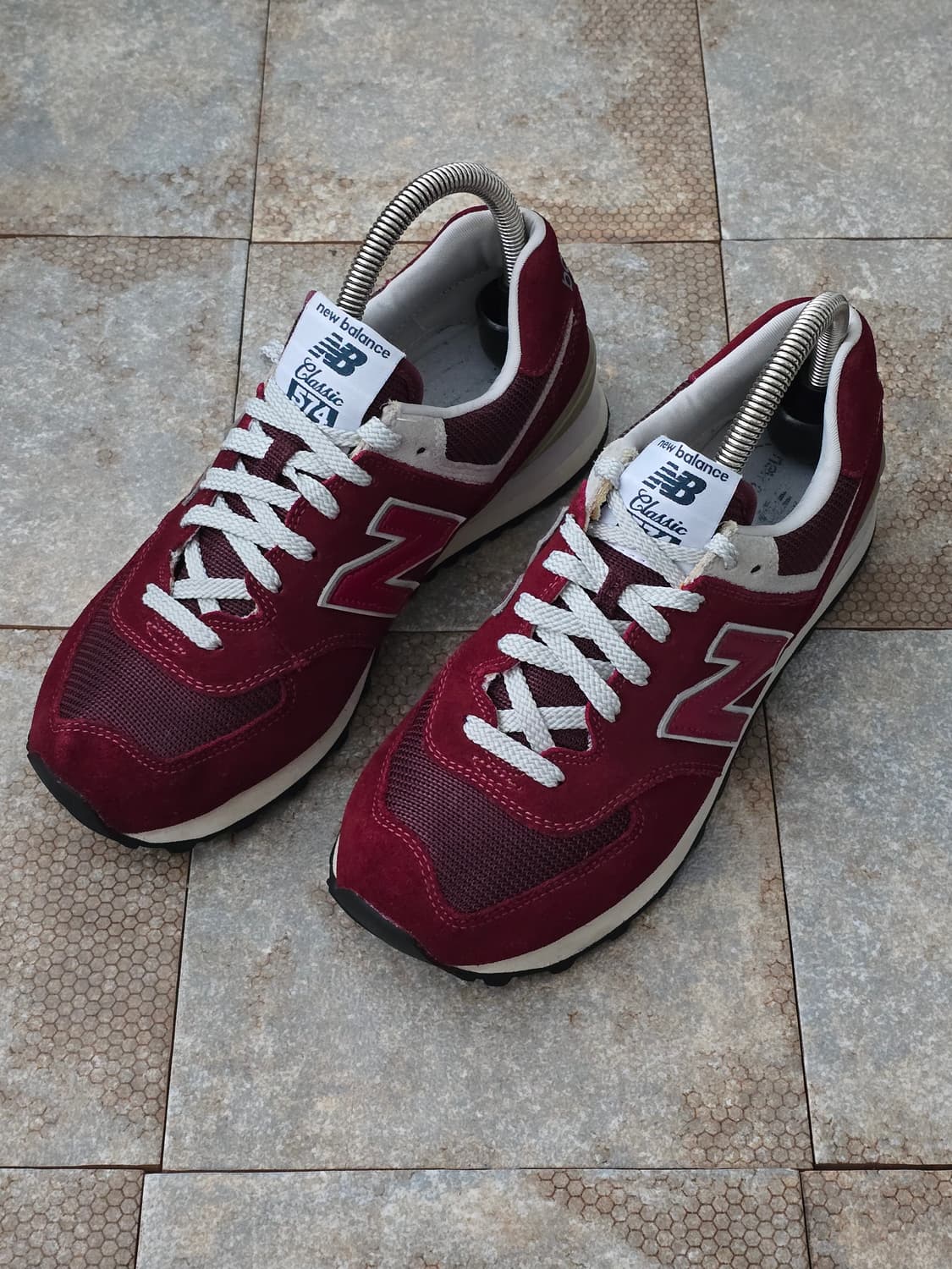 (250)뉴발란스 574 버건디  상품이미지1