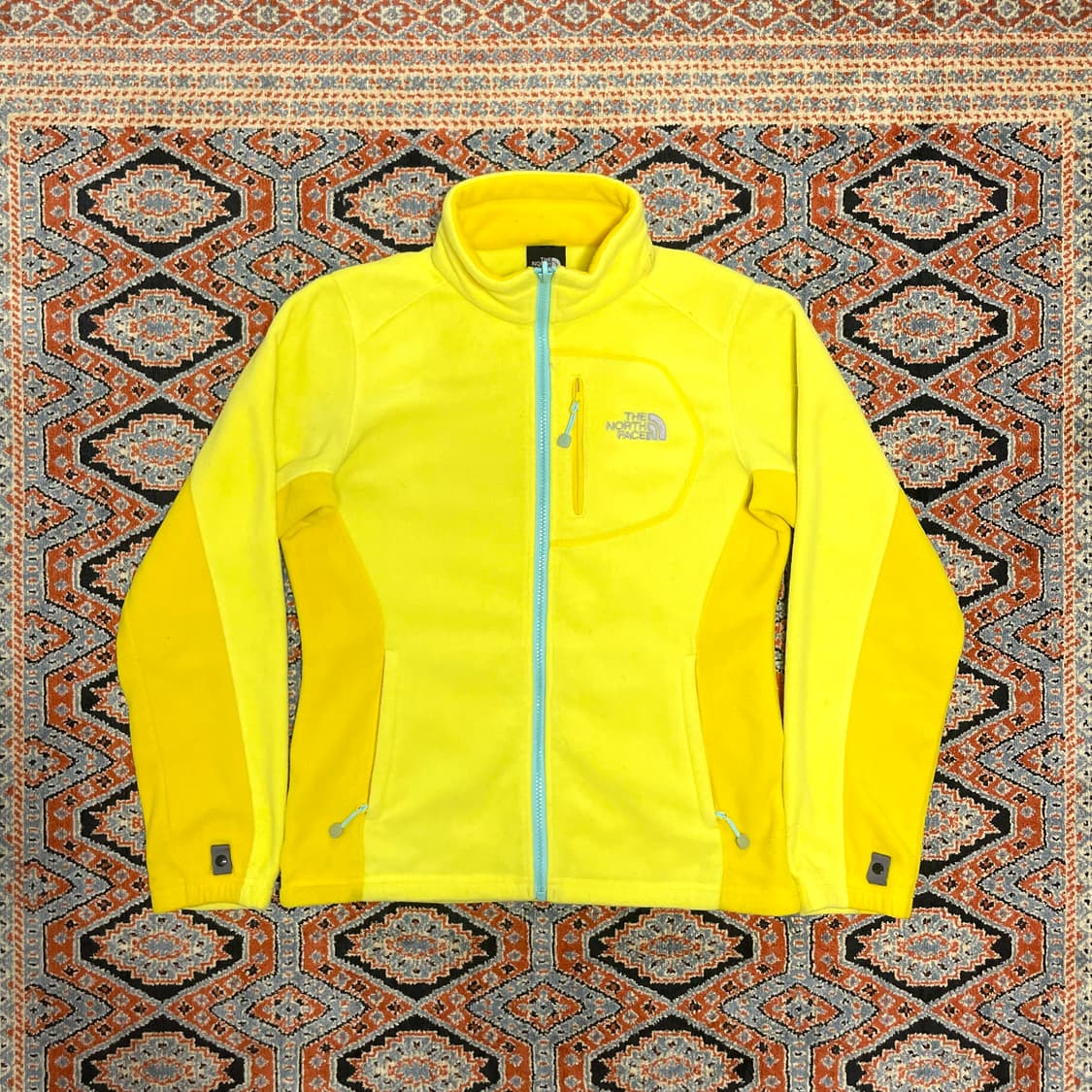 노스페이스 옐로우 플리스 집업 여성85 상품이미지1