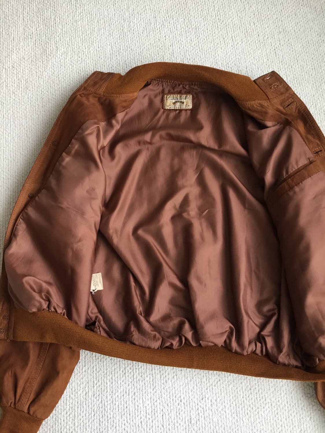 90‘s 이태리 메이드 a1 고트레더 자켓 상품이미지9