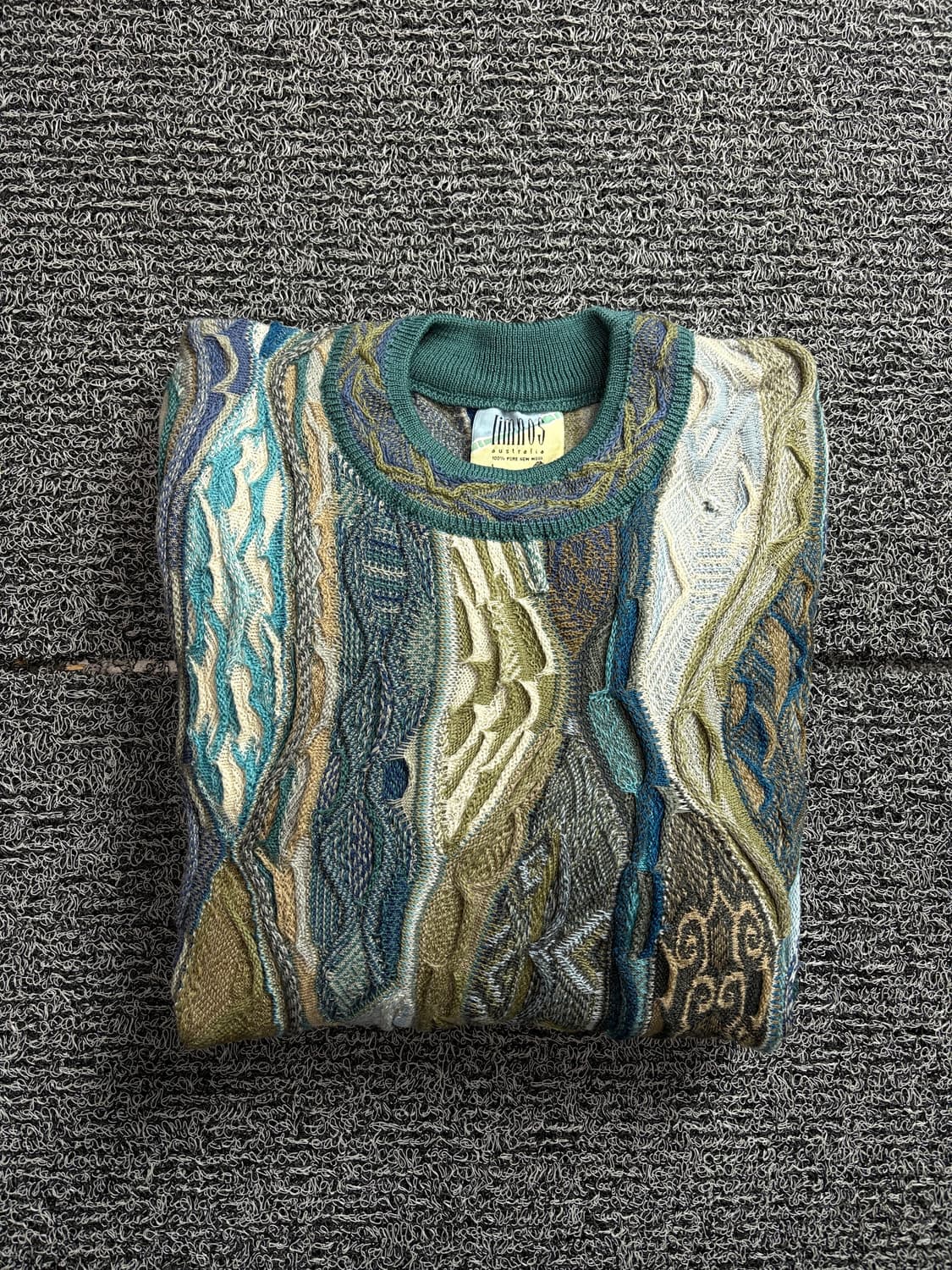 림노스 오스트레일리아 오리지날 박시핏 케이블 스웨터 2101 상품이미지1