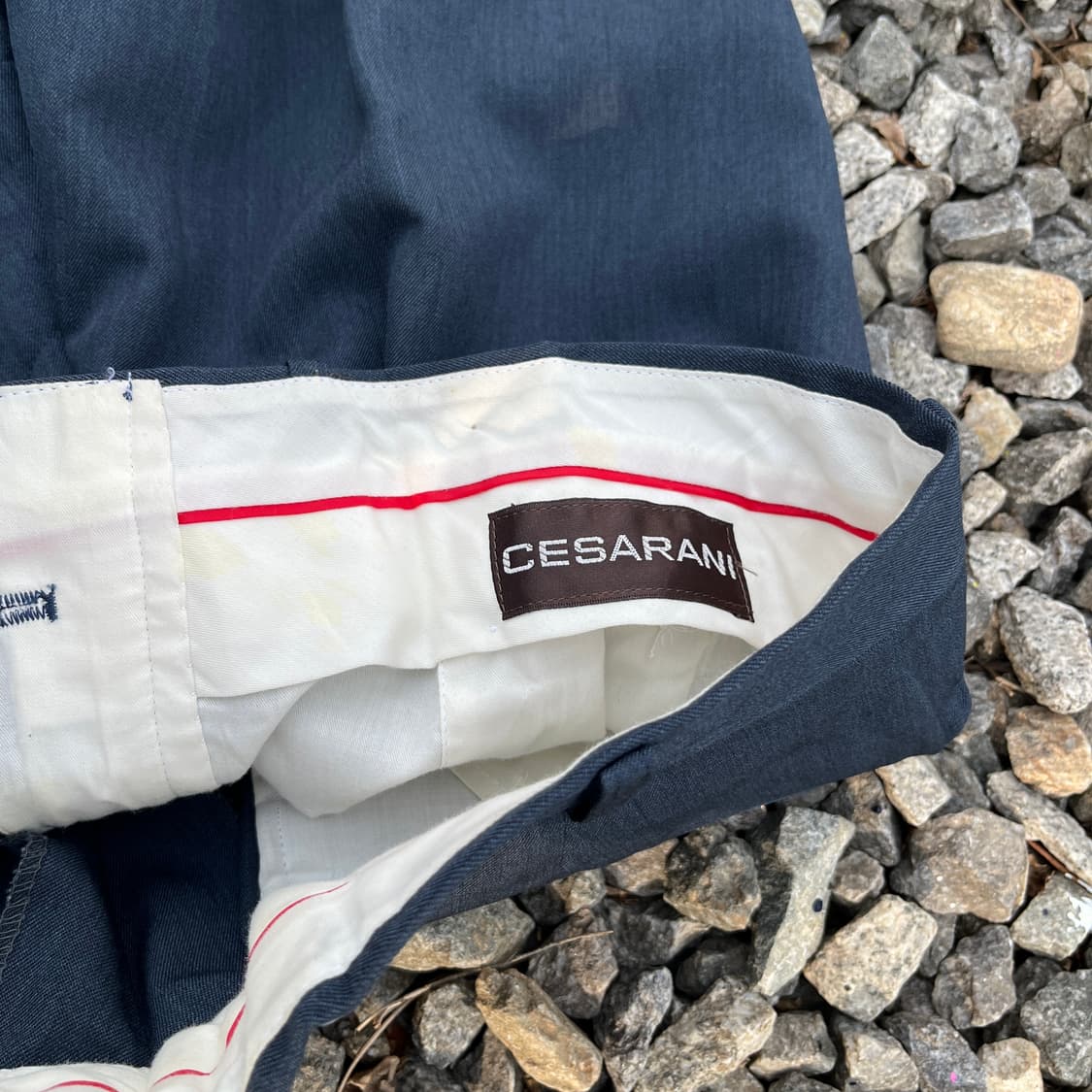 Cesarani 빈티지 와이드 핀턱 팬츠 (실측확인) 상품이미지4