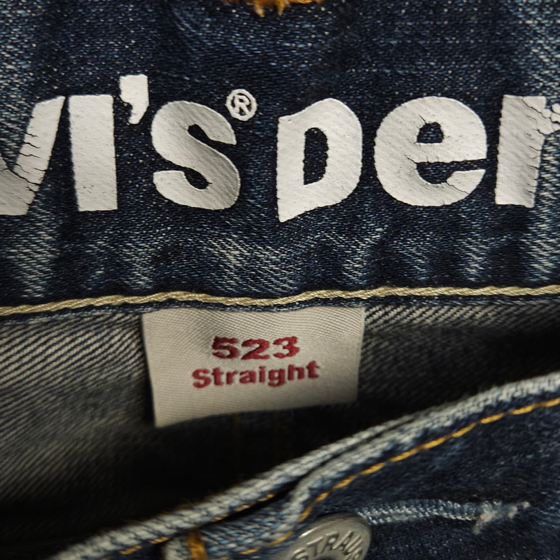 30 ) 리바이스 523 스트레이트 워싱 청바지 상품이미지3
