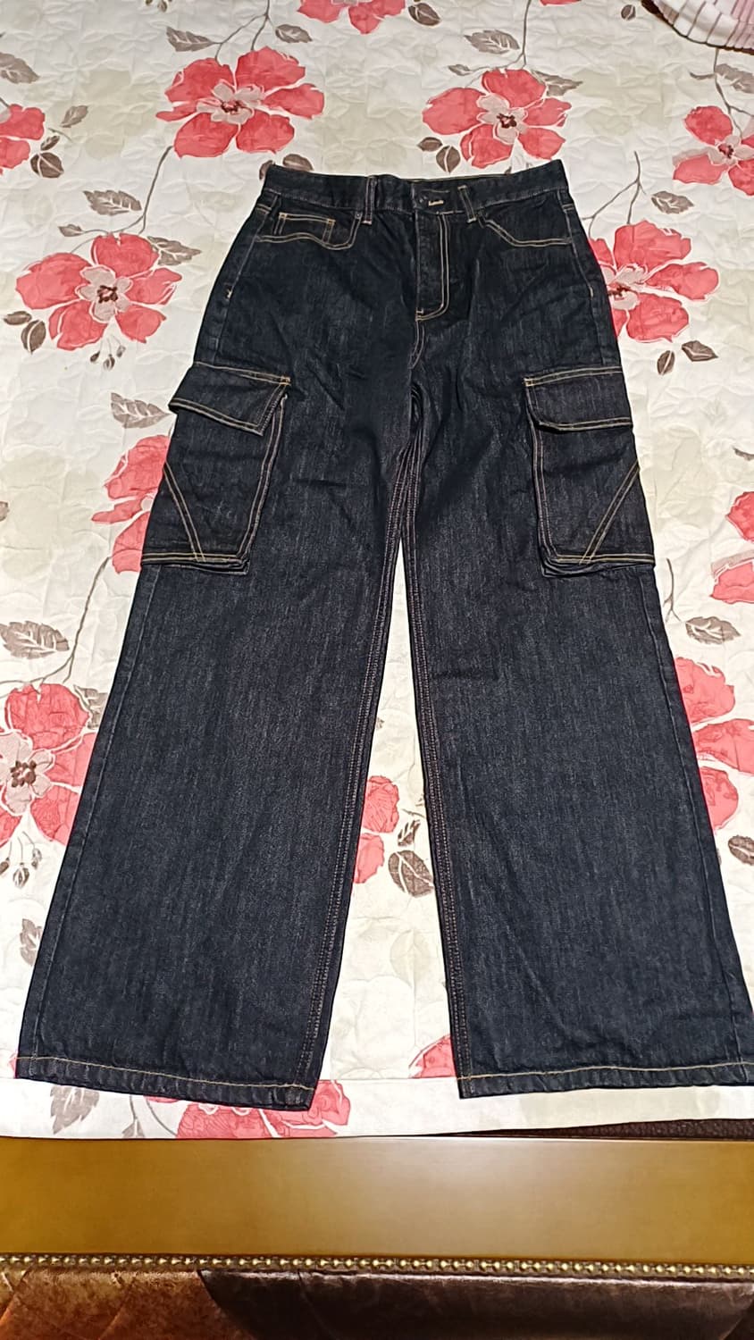 에잇세컨즈 와이드데님 카고팬츠 여성30인치 기장107 상품이미지1