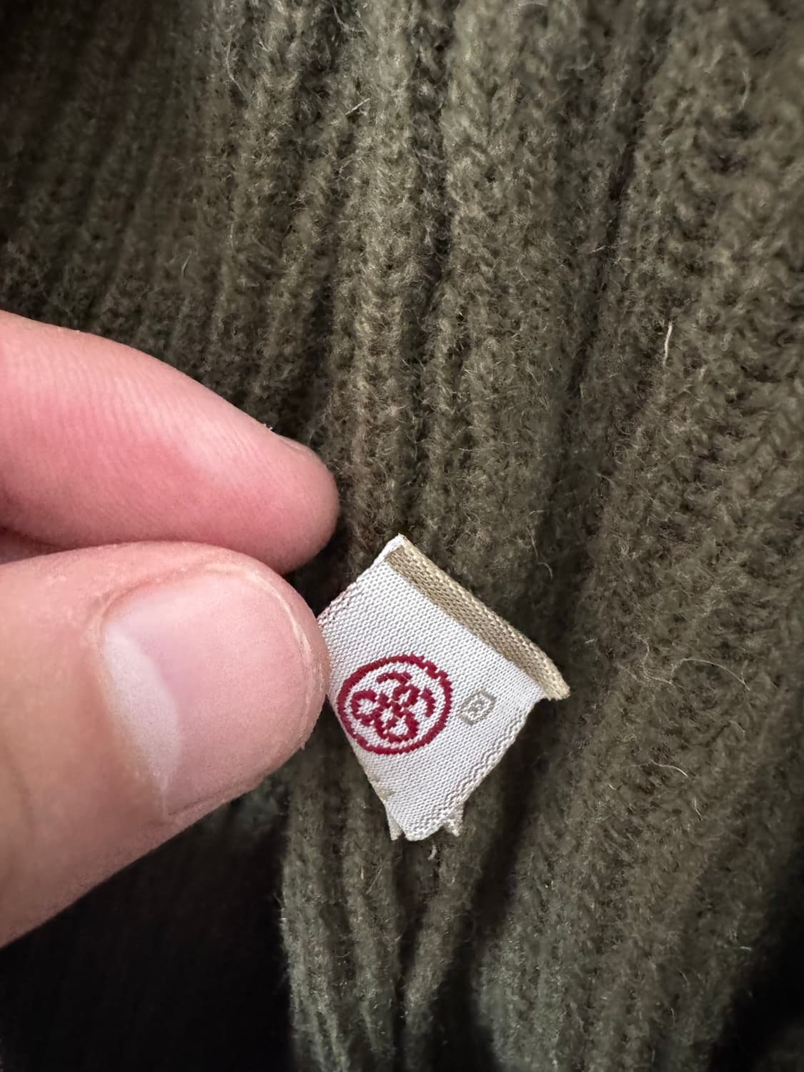 빈티지 STUSSY 스투시 짚업스웨터 올리브 상품이미지7