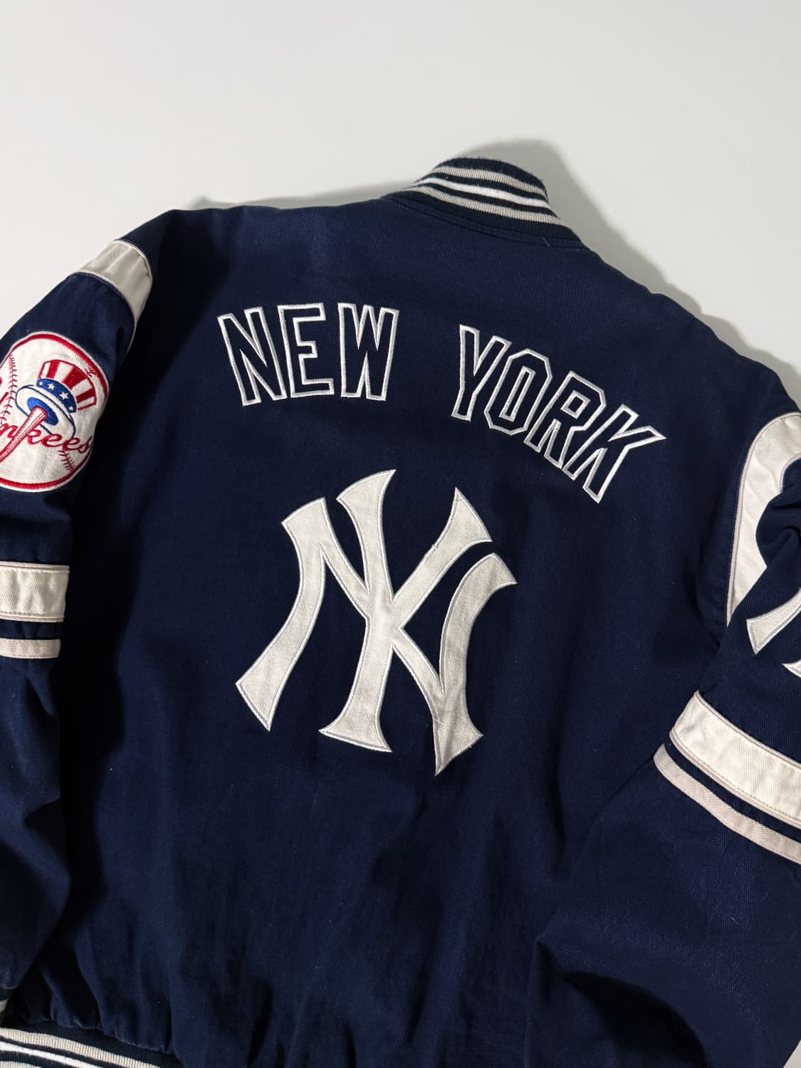 제프해밀턴 오버핏 뉴욕 양키즈 트윌 코튼 봄버 자켓 상품이미지6