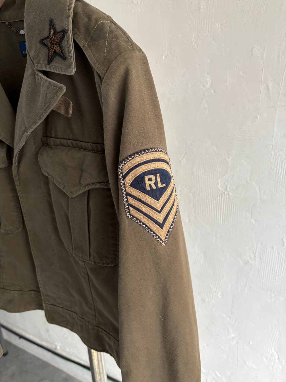 Polo 폴로 랄프로렌 신형라벨 밀리터리 아이크 숏 자켓   상품이미지4