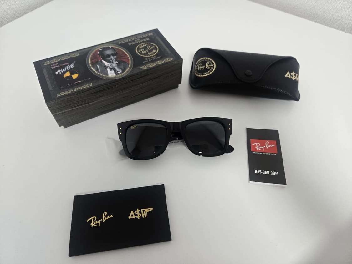 레이벤 메가 웨이페어러 블랙 선글라스  제니선글라스 상품이미지3