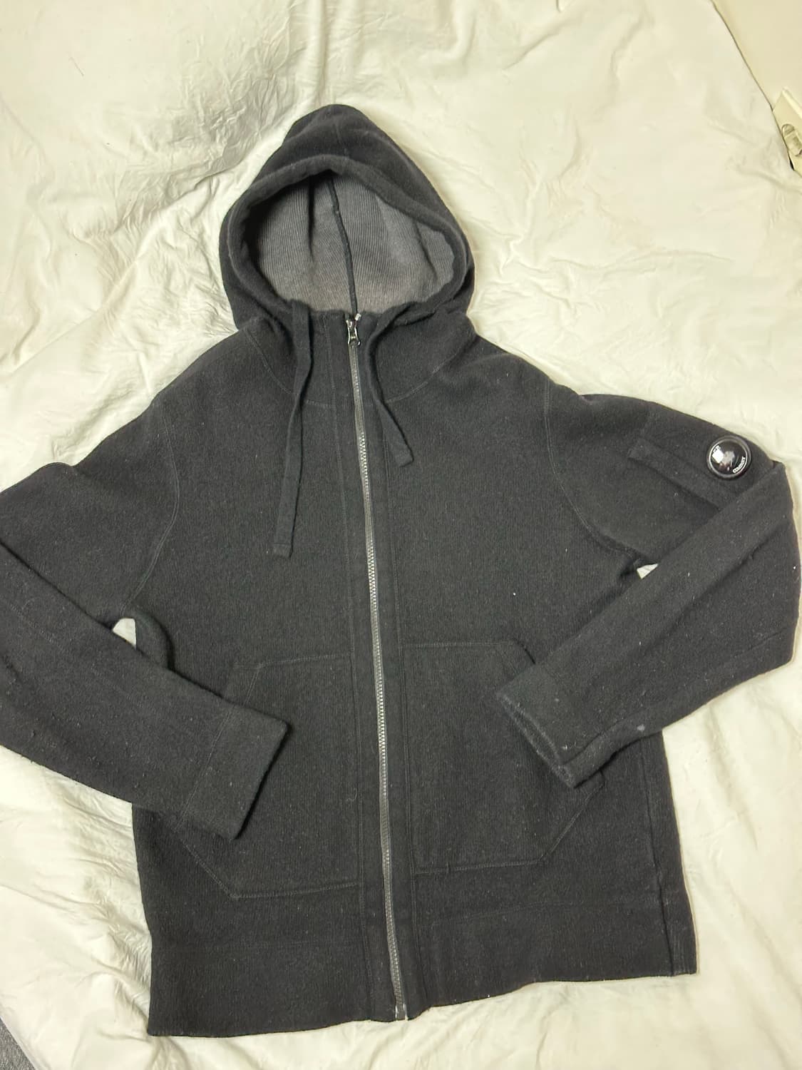 C.P. 컴퍼니 블랙 니트 집업m 상품이미지1