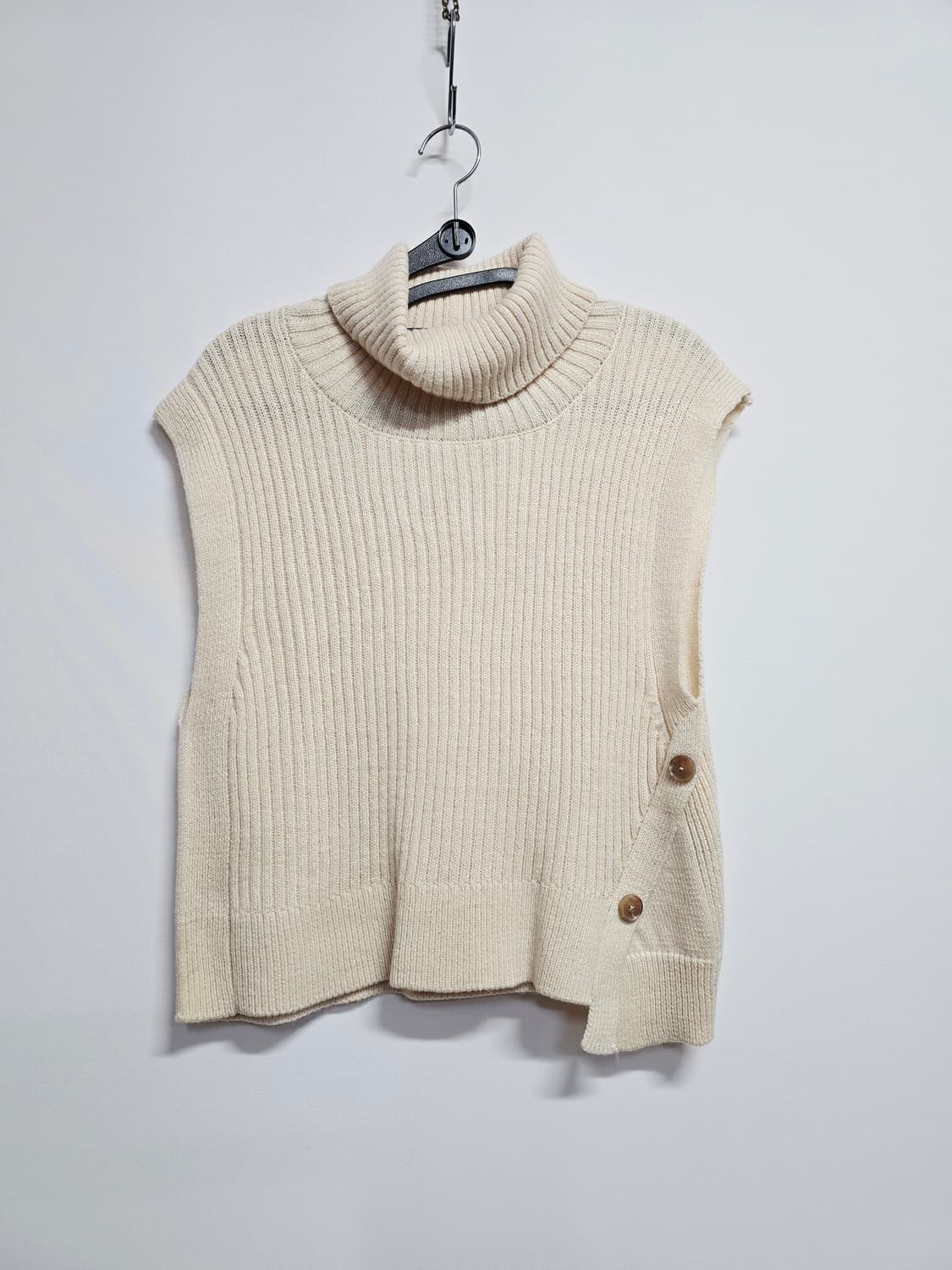 더엣지 터틀넥 니트 조끼 베스트 상품이미지1