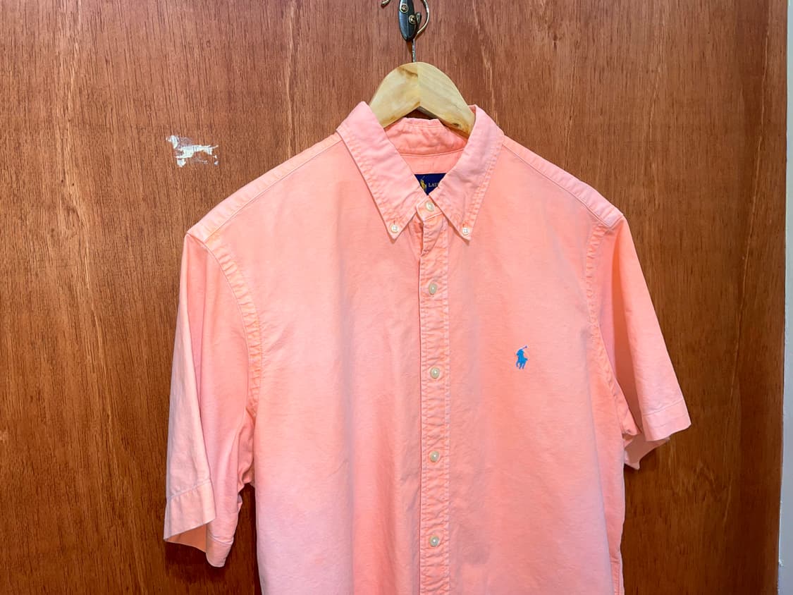 (L) POLO 폴로 랄프로렌 솔리드 반팔 셔츠 상품이미지2