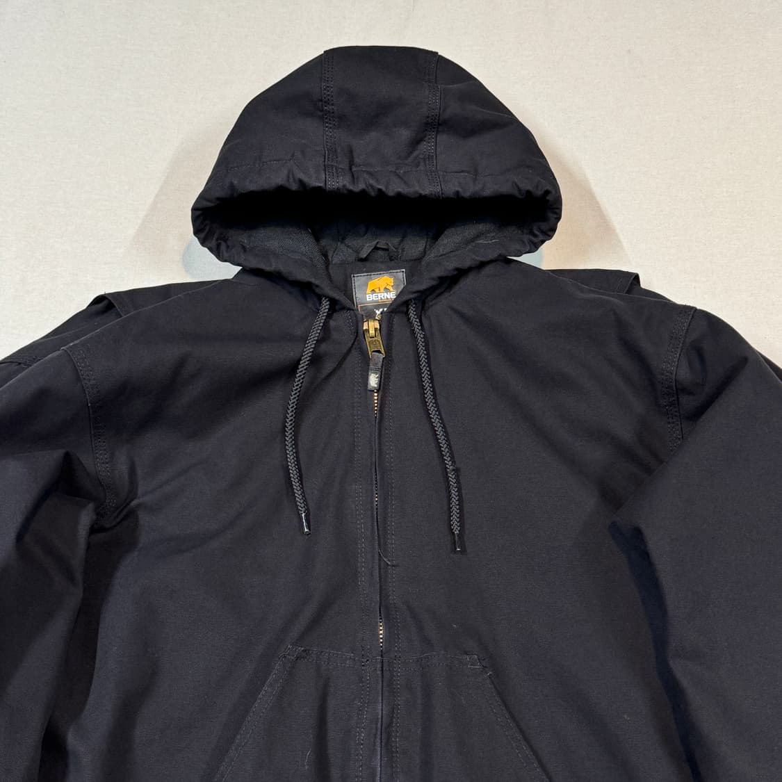 XL) BERNE USA 빈티지 워크웨어 액티브 후드집업 자켓 상품이미지3