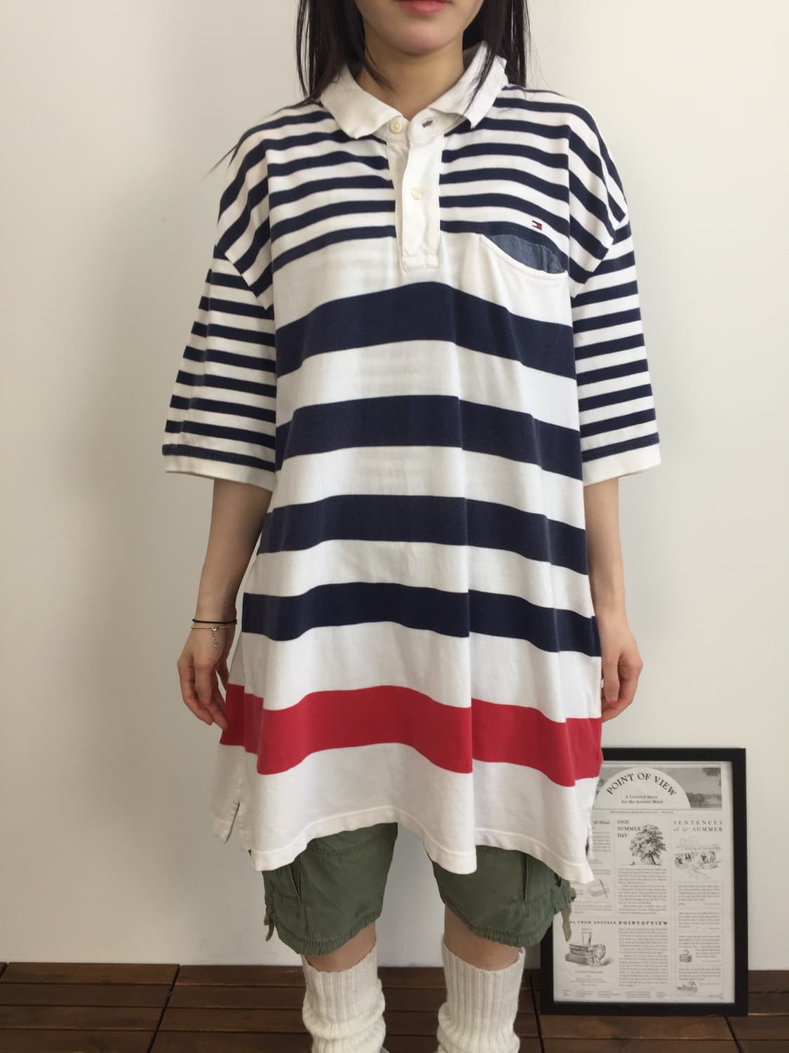 Tommy Hilfiger Stripe Polo Shirt 상품이미지2