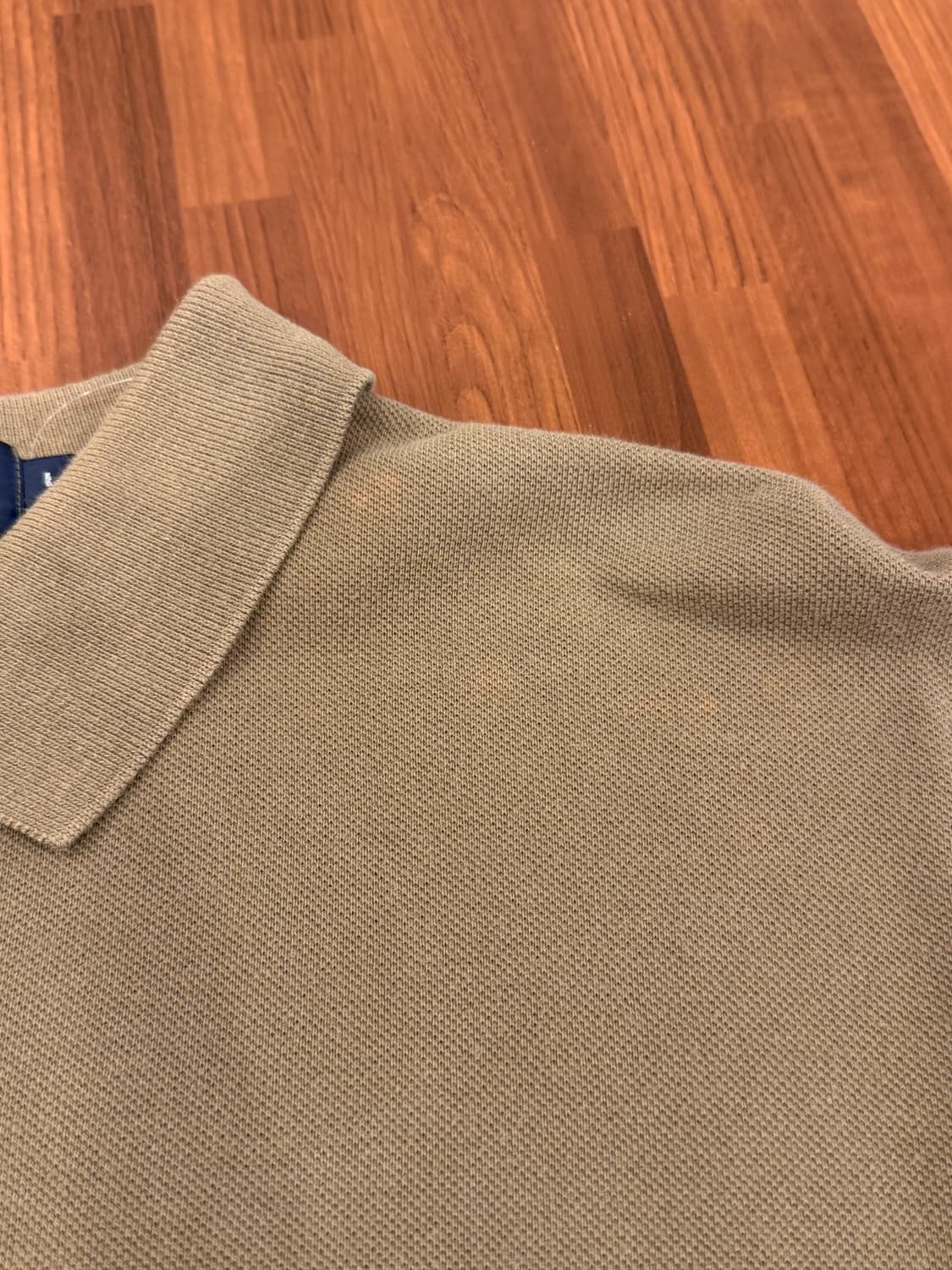 90s Polo RL 폴로 랄프로렌 컷오프 pk 반팔 티셔츠 Olive 상품이미지9