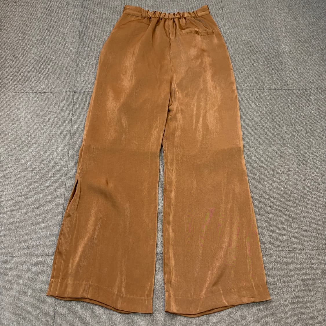 beams japan 빔즈 우먼스 세틴 플레어 팬츠 s  상품이미지5