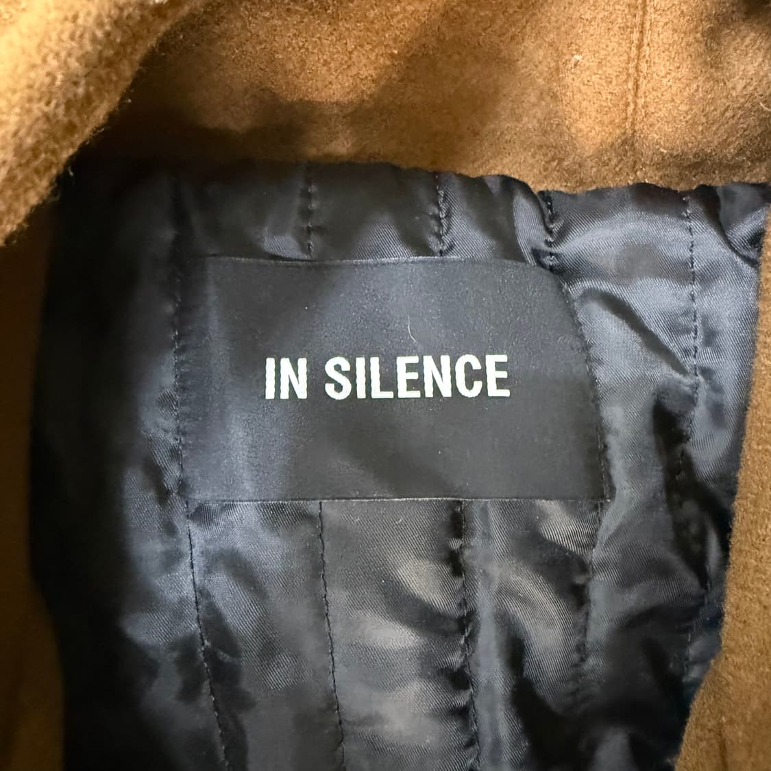 L 인사일런스 울 후드 더플 코트 0317T 상품이미지3