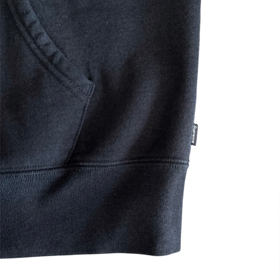 슈프림 스몰 박스 페이스마스크 집업 후드 블랙 상품이미지3