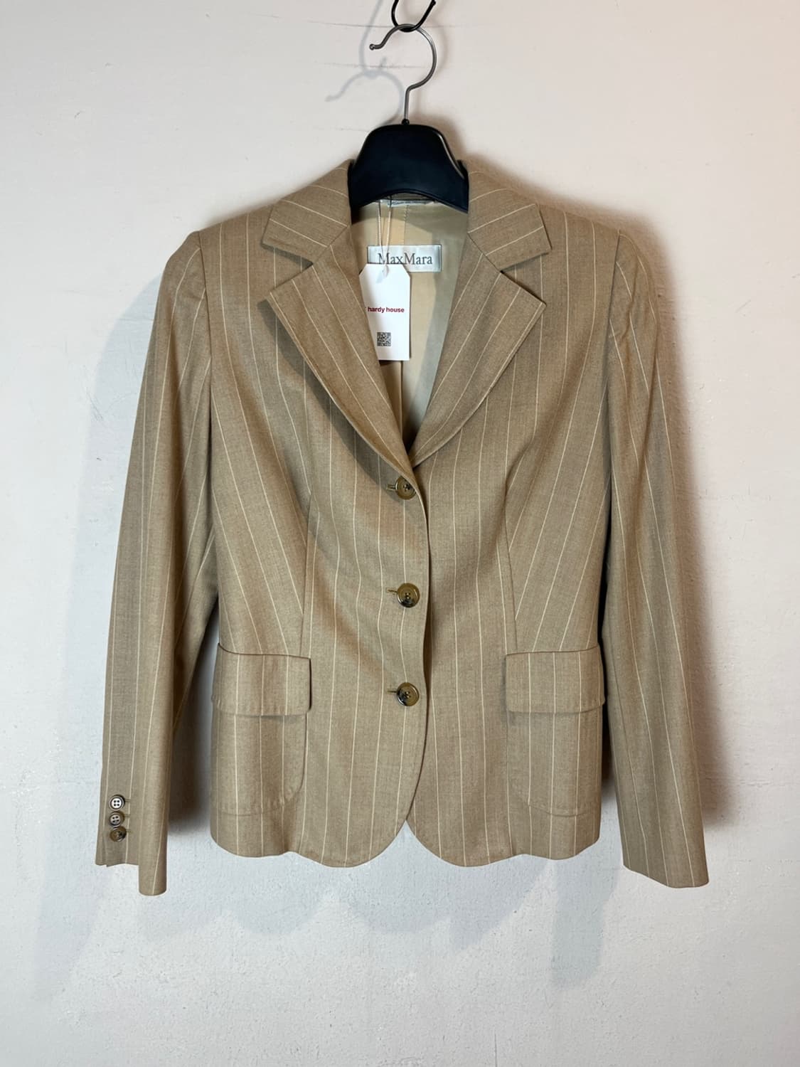 막스 마라 핀스트라이프 울 블레이저 상품이미지1