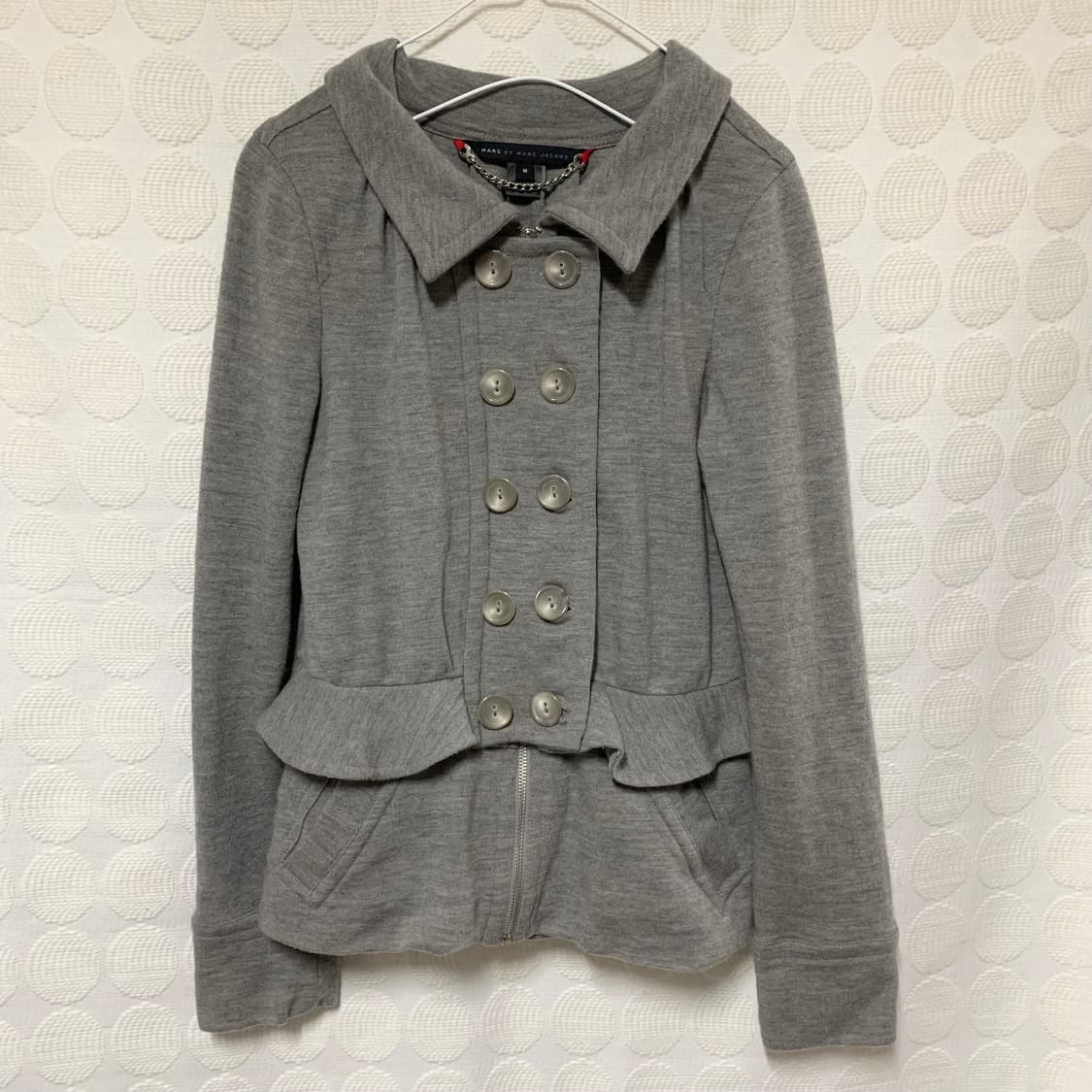 마크 바이 마크 제이콥스 그레이 울 더블브레스트 자켓 상품이미지3