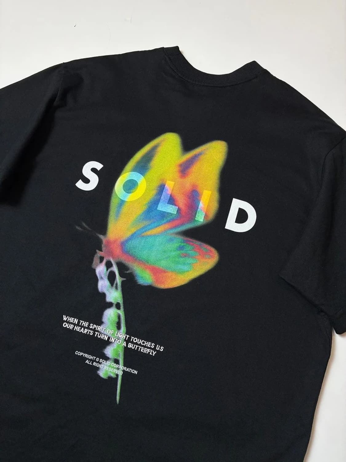 솔리드옴므 20SS 버터플라이 그래픽 반팔 티셔츠 PN9583 상품이미지2