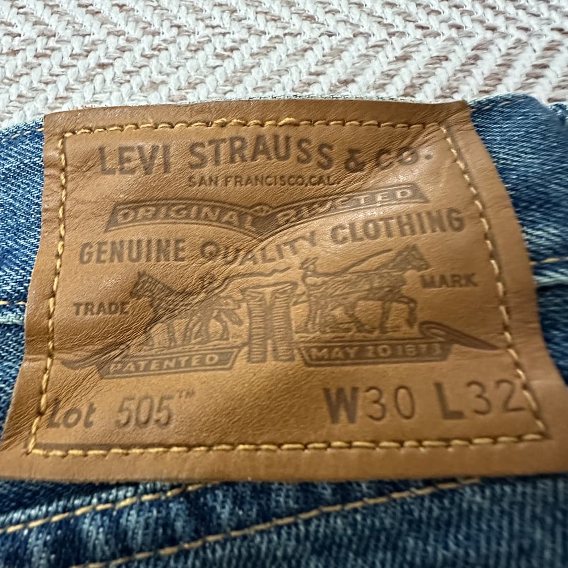 LEVI'S 505 usa made premium jeans 상품이미지4