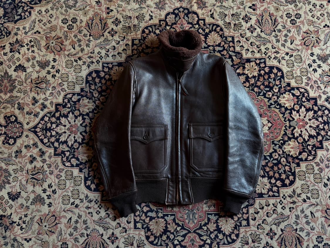 버즈릭슨 G-1 시어링 레더 자켓 남 95 여 66~77 상품이미지4