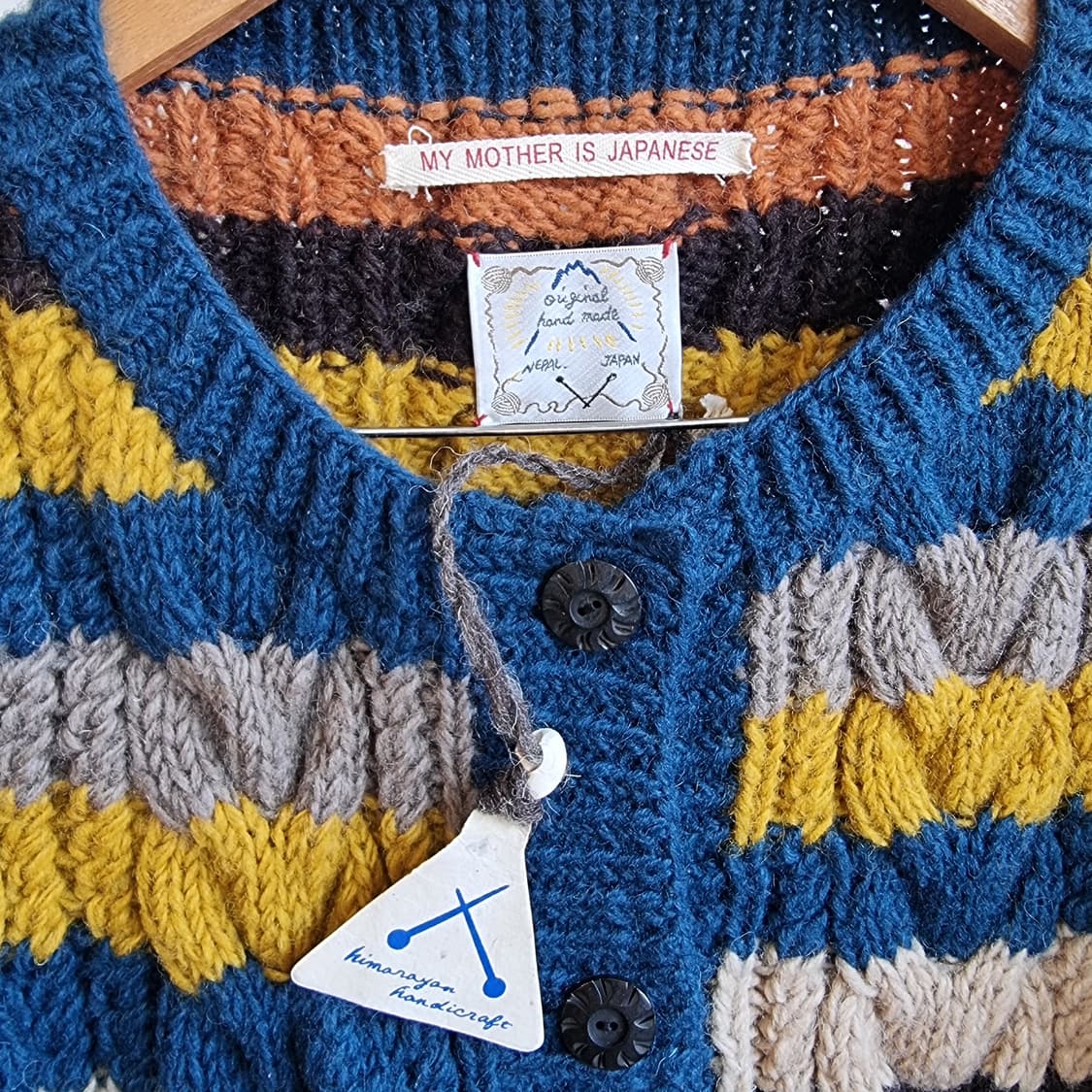 MY MOTHER IS JAPANESE 스트라이프 니트 가디건 상품이미지2