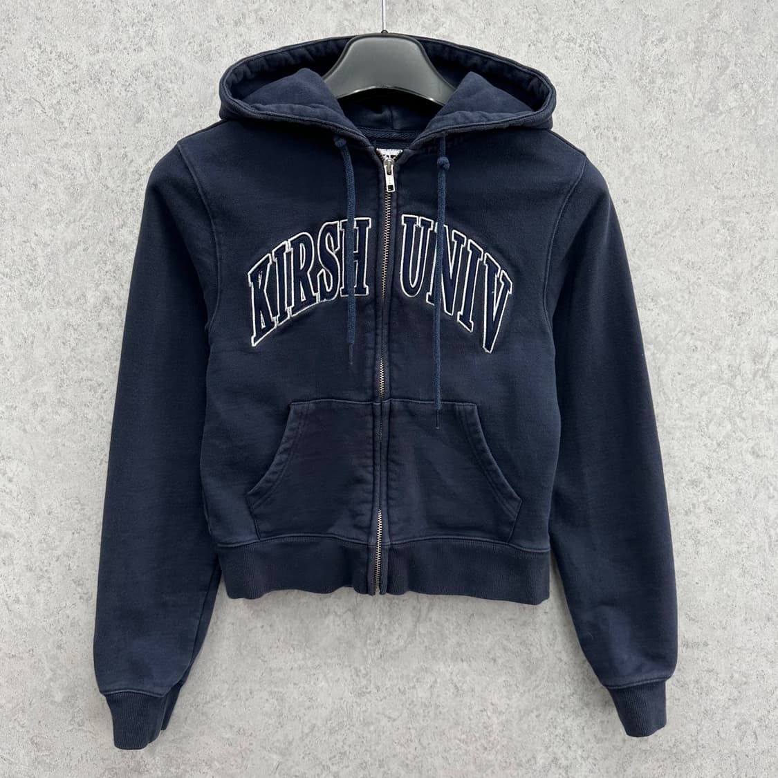 90 키르시 여자 크롭 후드집업 상품이미지1