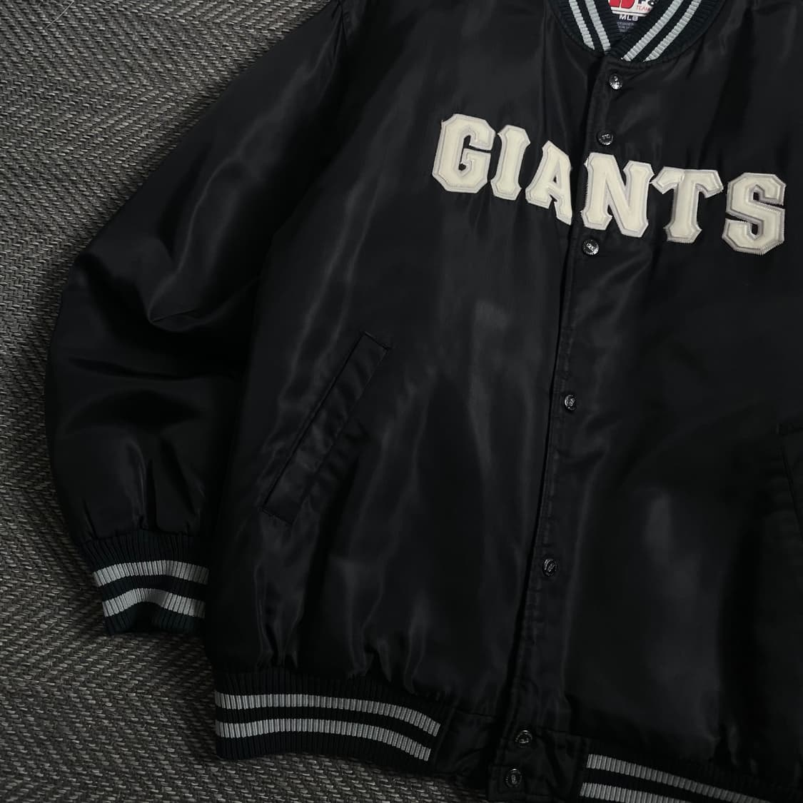 MLB 샌프란시스코 자이언츠 사틴 바시티 자켓o 4582 상품이미지2