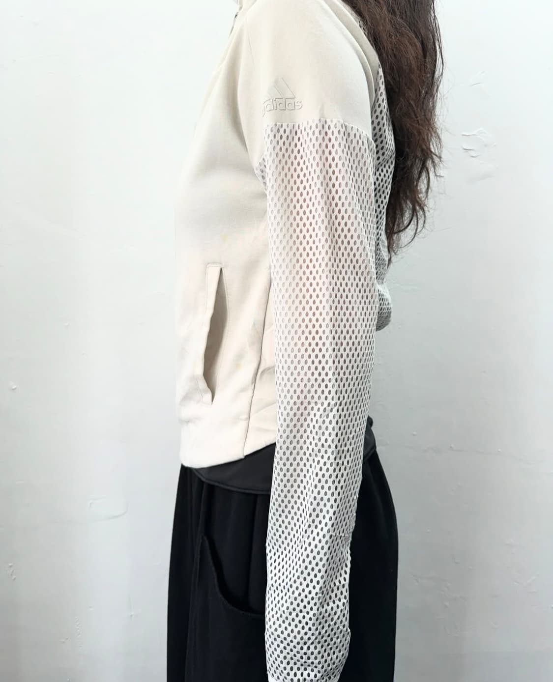 택포)adidas mesh detail jacket 상품이미지3